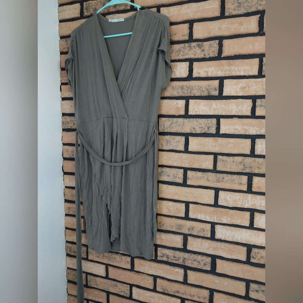 Maurices olive green lightweight dress xl